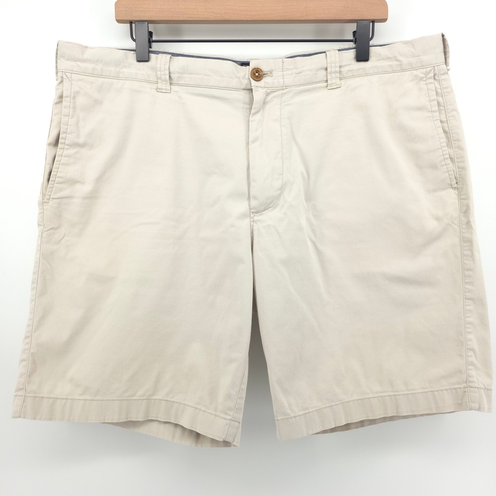 J.Crew Stretch 9 Inch Inseam Men Chino Shorts 38 Beige Khaki Casual Summer
